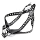 Herren Punk Body Brust Harness Männer Leder Brust Geschirr,Einstellbare Gothic Herren Kleidung Bandage Kostüme Herren Sexy Sklave Clubwear Nachtshow-Kostüm Gurt,Fetisch BDSM Fesseln Schultergurt