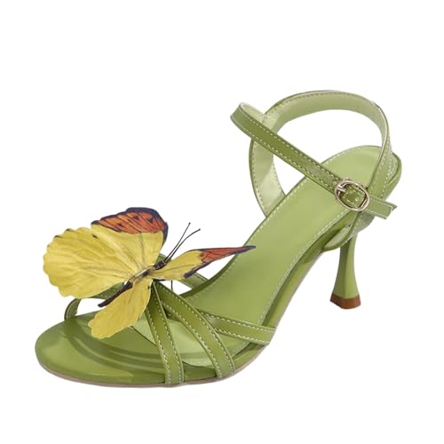 Sandales à talons hauts bleus avec sangle et boucles élégantes pour bal de promo