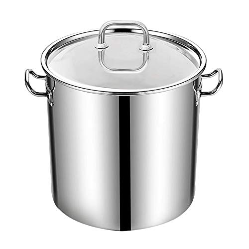OQHAIR Pentola per la Produzione di Birra Sciroppo d'Acero Pentole per pentole Grandi in Acciaio Inossidabile