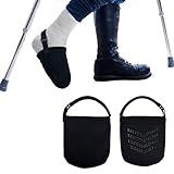 APDTEK 2 PCS Protective Cast Sock Toe Covers for Foot, Soft Warm Cast Socks Over Cast for Men Women Adults, Adjustable Non-slip Cast Toe Covers Fit for Most Casted Foot