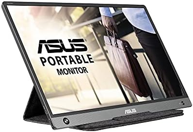 ASUS ZenScreen MB16AH Portable USB Monitor- 15.6 Inch, IPS, Full HD, USB Type-C, Micro-HDMI, Flicker Free, Blue Light Filter, Anti-glare surface