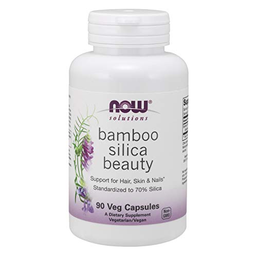 NOW Solutions, Bamboo Silica Beauty, Support for Hair, Skin & Nails, Standardized to