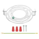 PATIKIL Kit di staffe di montaggio universali da 115 mm, con barra trasversale e vite per lampade da parete, illuminazione a soffitto, lampadario a sospensione