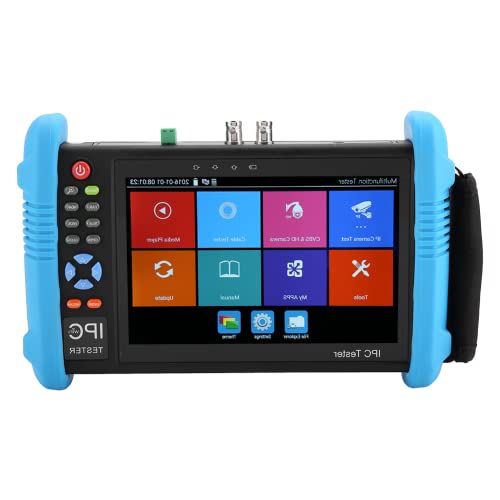 IP CCTV Tester Monitor, TVI CVI AHD CCTV Tester per l'installazione di telecamere di Sicurezza per Creare Report di Test(IPC-9800-Plus, Regolamenti Europei)