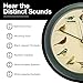 Mark Feldstein, The Original Singing Bird Clock, 8 Inch, Green