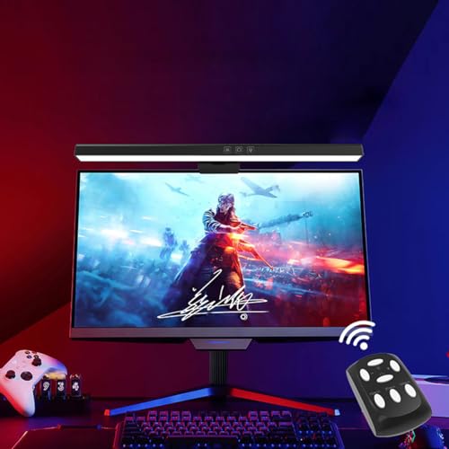 Lampe suspendue pour écran éclairage bureau sans reflet télécommande tactile LE12 A