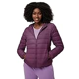 AHA SELECTED Packable Down Jacket Womens Lightweight Puffer Jacket with Hood Women Winter Down Coat Warm Duck Down Filled