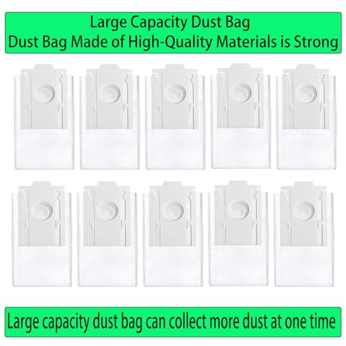 Image of 10 Pcs Replacement Dust Bags for SAMSUNG Jet Bot+ / Bot AI+ Vacuum Cleaner