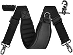 ZINZ Shoulder Strap 67" with Padded, Bag Strap with Dual Buckles and Metal Swivel Hooks for Laptop Bag, Camera Bag and More