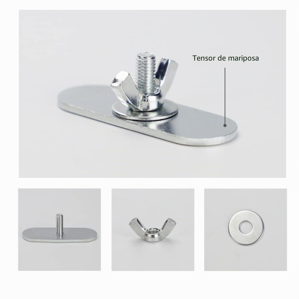 Kit Ventana Aire Acondicionado Portátil, Sello de Ventana de Aire Acondicionado para Tuberías de Escape de 13/15 Cm de Diámetro con 4 Placas de Sellado