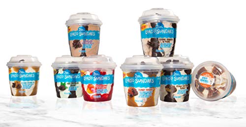 Blue Bunny Frozen Load\'d Sundaes Ice Cream Cup, Bunny Tracks, 8.5 Ounces