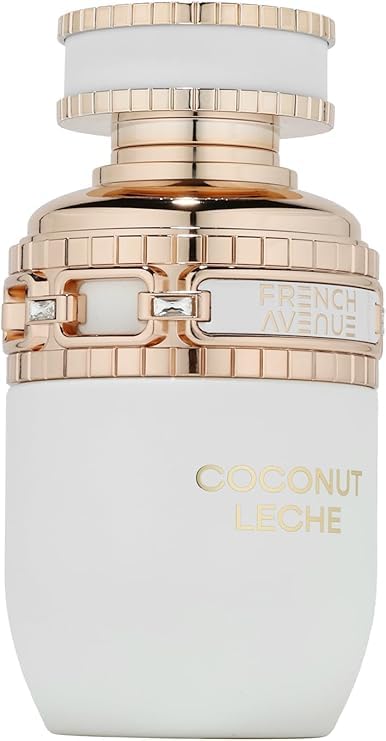 Fragrance World Coconut Leche Eau de Parfum para Mujer 80 ml - Perfume de Larga Duración con Coco y Vainilla para Mujer