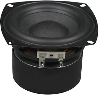 4 Inch Subwoofer Speaker 4 8 Ohm 45W Woofer Speaker Long For Stroke, Bass Sound Loudspeaker For DIY 2.1 Home Theater (Color : 4 Ohm 45W Speaker-01, Size : 4")