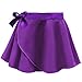 Girls Skirts Toddler Dance Chiffon Kids Ballet Wrap Mini Skirt Knitted Ruffle Kids Fashion Cloth 2026 Size 3-12T Purple School Uniform for Girls 9-10