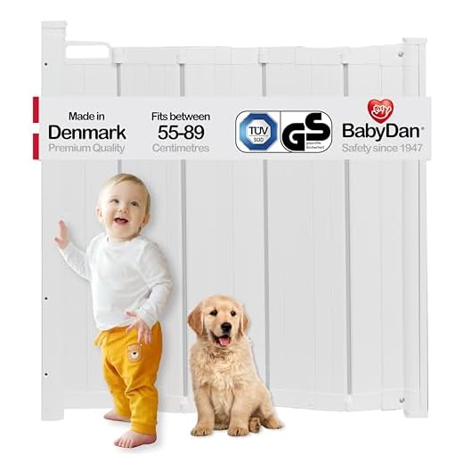 Baby Dan 60214-5400-12-85 Fällbar Barngrind, Vit