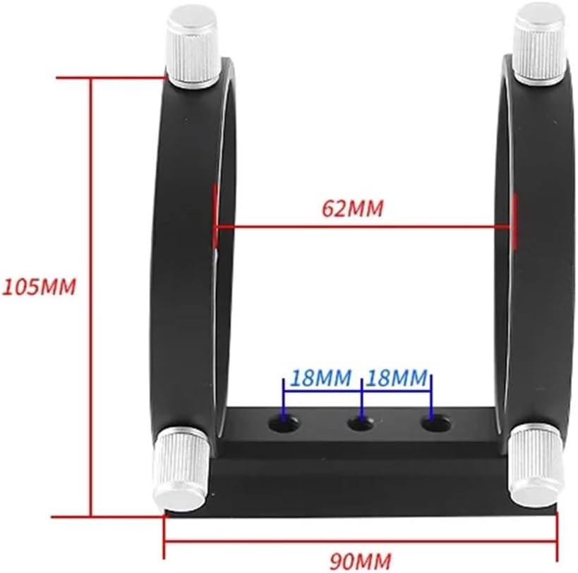 Astrophotography Accessories 50mm 60mm 70mm 80mm Finderscope Guiding Telescope Support Holder Bracket