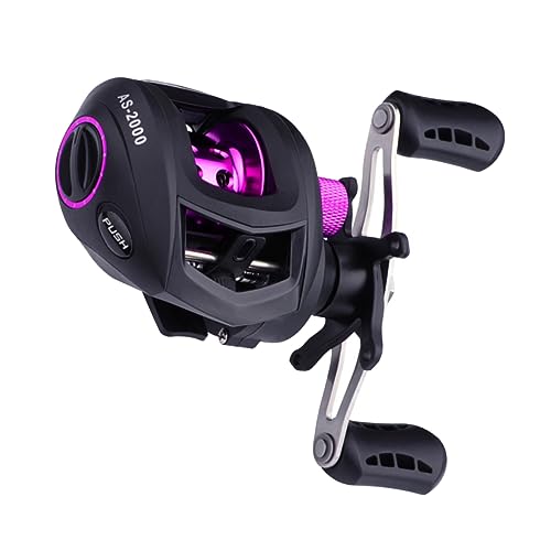 POPETPOP 12 1 Spool Ice Fishing Reel 7:1 Ratio Inline Wheel Plastic Fishing Wheel for Comfortable Ice Fly Fishing