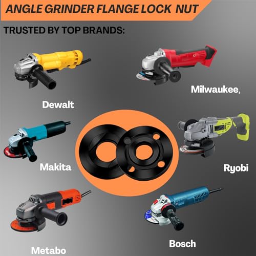 Image of Adjustable Angle Grinder Wrench & Nut Kit 5PCS, 5 /8-11 Lock Nut