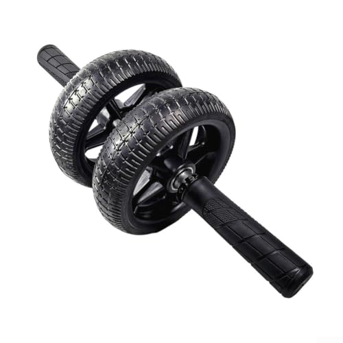 Rodillo de abdominales de 17 cm y doble rueda para ejercicio en casa 1