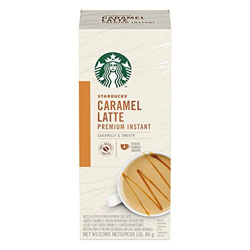 Sachê Solúvel Starbucks Caramel Latte - 4 unidades