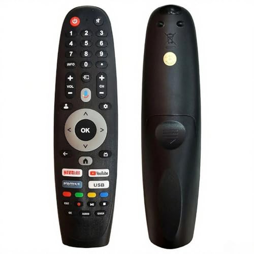 XINFUTE Télécommande pour EKO RCA Blaupunkt Android Google Smart TV RTA4340