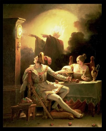 Pintura vertical de 60x90cm La Hora Fatal para vestir paredes vacías