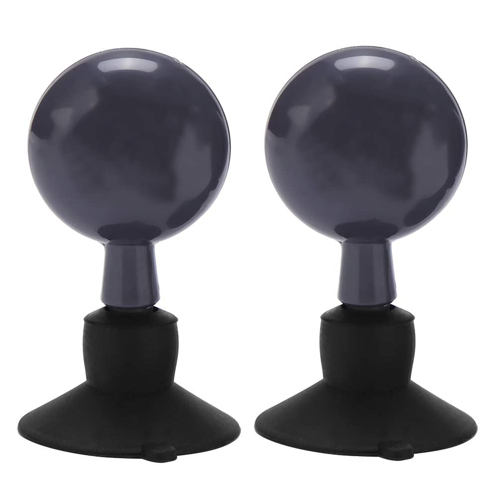 WANGCL Lot de 2 pierres à air à bulles - Disque rotatif - Diffuseur d'oxygène réglable - Pompe d'aération avec ventouses pour aquarium - Pompe hydroponique