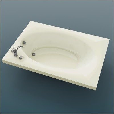 Bermuda 42 x 72 x 23" Rectangular Soaking Bathtub Color: Biscuit, Tile Flange: No, Front Skirt: Yes