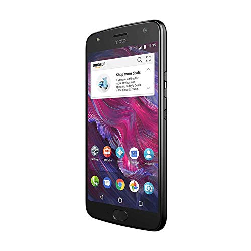 Image of Motorola Moto X (4th Generation) with Alexa Hands-Free - 32 GB - Unlocked - Super Black - Prime Exclusive