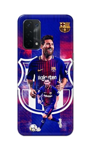 Image of Printed Hard Back Cover Case for Oppo A54 5G | Oppo A74 5G | Oppo A93 5G | Oppo A93s 5G Back Cover (Famous Football Player) -1111