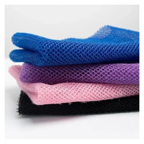 Esponja de red para piel áspera y limpieza de espalda incómoda rosa 2