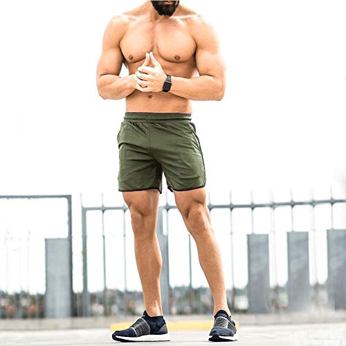 Image of EVERWORTH Men's Gym Workout Boxing Shorts Running Short Pants Fitted Training Bodybuilding Jogger Short