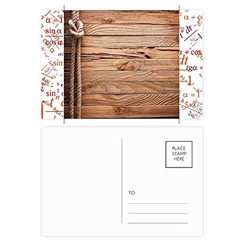Cartes postales en bois lot de 20 rayures multicolores DIYThinker 14,5x9,1cm