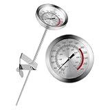 Tofficu Zeiger Grillthermometer aus Edelstahl mit Präzisionssonde Bbq Fleischthermometer für...