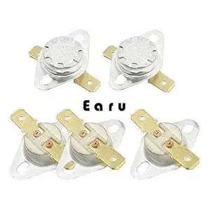 Ubersweet 5Pcs NC Ceramic Temperature Switch Thermostat 170 Degree Celsius KSD301