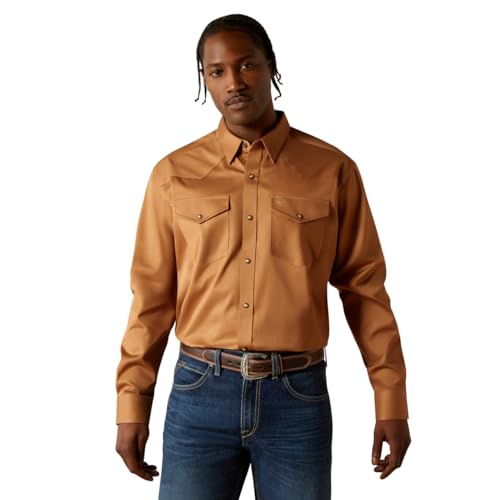 Ariat Men's Tan Snap Shirt
