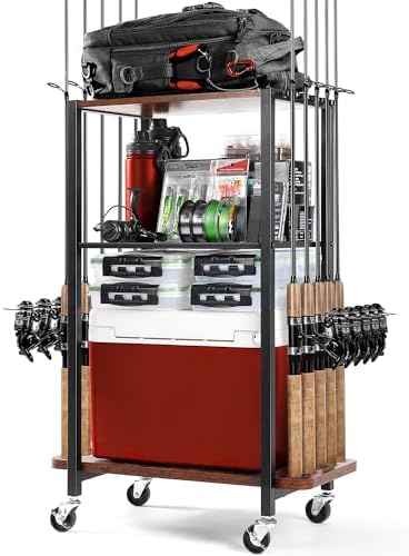 Amazon.com: Fishing Rod Holders for Garage - Fishing Rod Racks for 12 ...