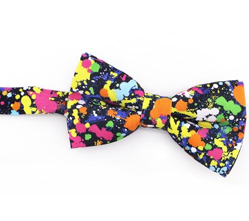 Image of OCIA Cute Pattern Pre-tied Bow Tie Adjustable Bowties for Adult & Children