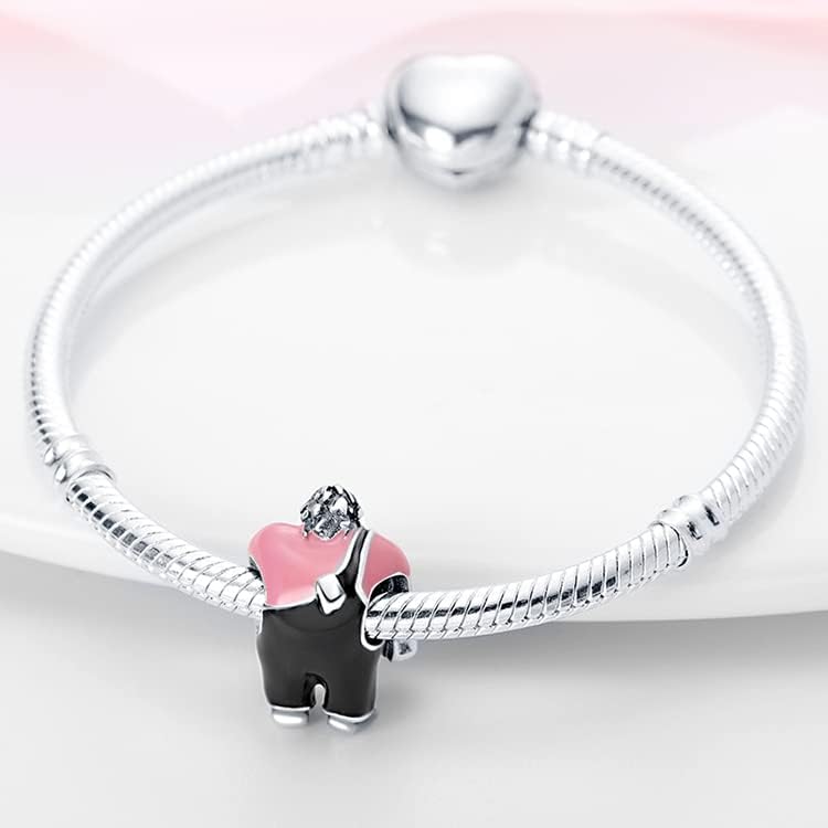 Miniatura 2 de LIGHTDOG Star Wars Charms Beads fits Pandora Charm Bracelets for Woman,925 Sterling Silver Dangle Pendant Bead,Mother's Day Gift Girl Jewelry Beads