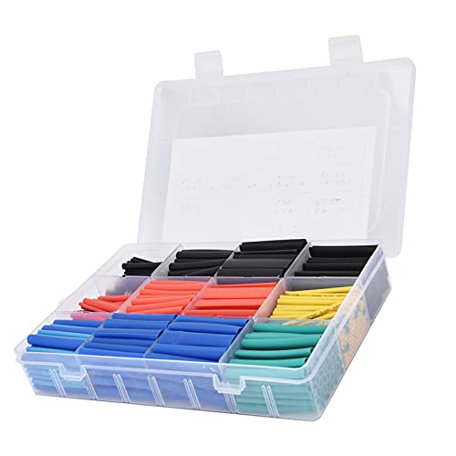 Heat Shrink Tubing Shrinkable Kit Colorful Cable Sleeve Tubes (560pcs Boxed)