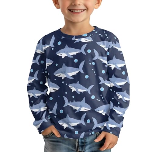 Upetstory Boys T-Shirt Long Sleeve Top for Kids Teen 3-16