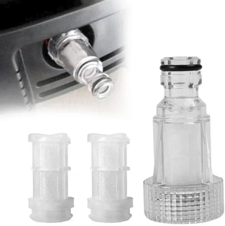Suitable for 1pcs High Pressure Connection Filter+2pcs Nets Car Washing Machine Water Connection For Karcher K2-K7 Series
