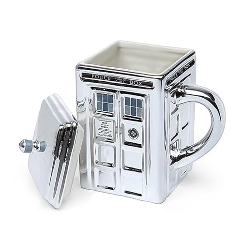 Image of Underground Toys Doctor Who Chrome Tardis Ceramic Mug