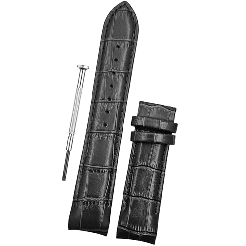 Image of DBLACK ''TST2'' Premium Leather Watch Strap, Bamboo Pattern Design Watch Band / / Compatible with Tissot Couturier 1853 & Other Models, Full-Padded Curved Watch Belt (Choose Your Size & Color)