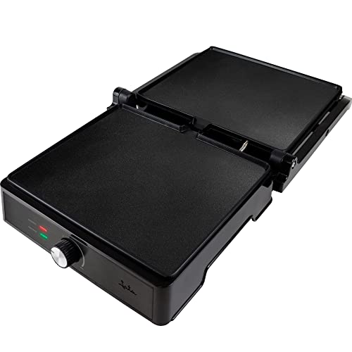 Miniatura 4 de Jata Jegr1913 - Grill Y Plancha De Cocina 2000 W. Parrilla Eléctrica 2 Placas Antiadherentes De 29 X 24 Cm. Apertura 180 . Placa Superior Adaptable En Altura. Control Temperatura. Bandeja Recogegrasas