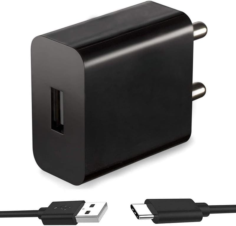 50W Charger for Vivo Y73s / Y 73 s Charger Original Adapter Like Android Mobile Fast USB Wall Charger with 1 Meter USB Type C Charging Data Cable (3 Amp, TBE50, Black)