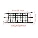MASION Top Roof Mesh Cargo Neting Hammock for Jeep Wrangler TJ JK JL 1997-2020 2/4 Door Heavy Duty Rear Protetive Net for Jeep Window Cargo Net Mesh Cover Exterior Accessories