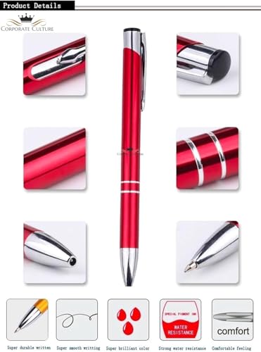 Image of KRYPTAR Personalized Maroon Metal Ballpoint Pen | Custom Name Engraved StylePan2 Writing Pen | Office Stationery for Professionals (Pack of 1)