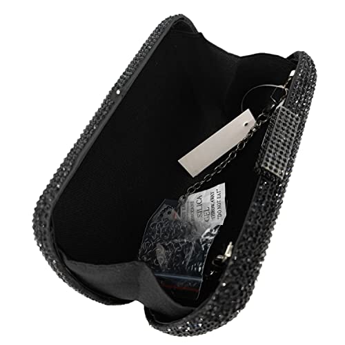Image of Boutique De FGG Mini Rhinestone Clutch Purse,Evening Bags and Clutches for Women Formal,Crystal Clutch Bag Wedding Handbags