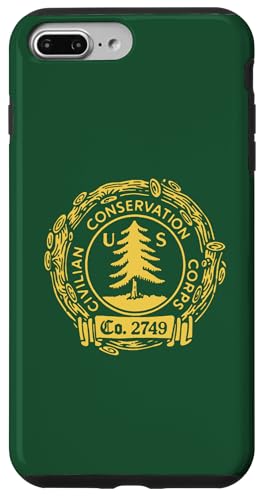 Vintage Civilian Conservation Corps Retro CCC Logo X}zP[X iPhone 7 Plus/8 Plus p